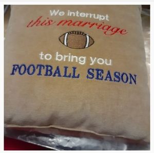 Not for self Small wedding pillow 10 x 10 with message